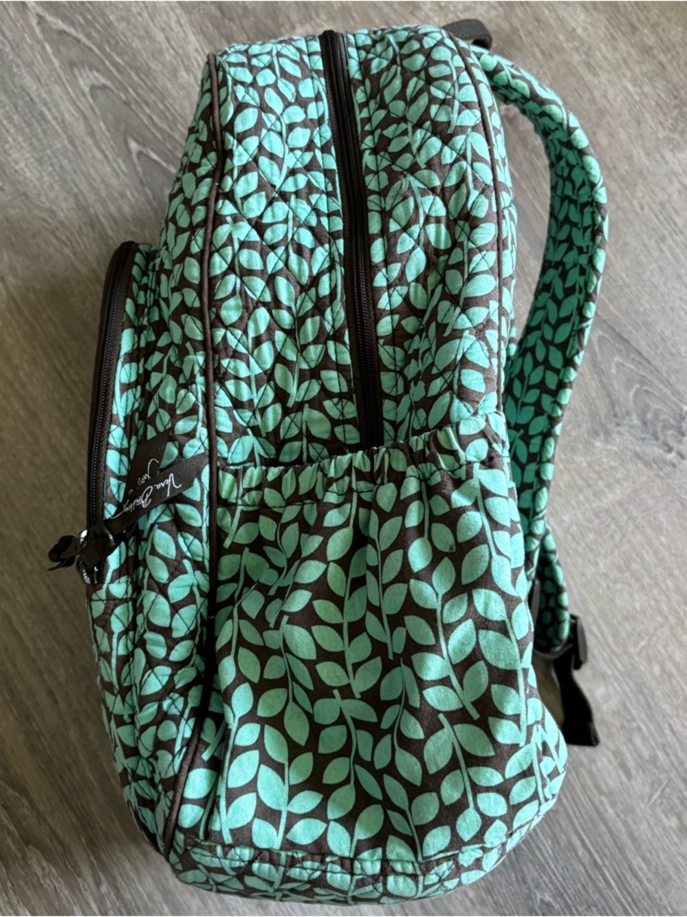 Vera Bradley shower vines Quilted Backpack - Picture 4 of 11